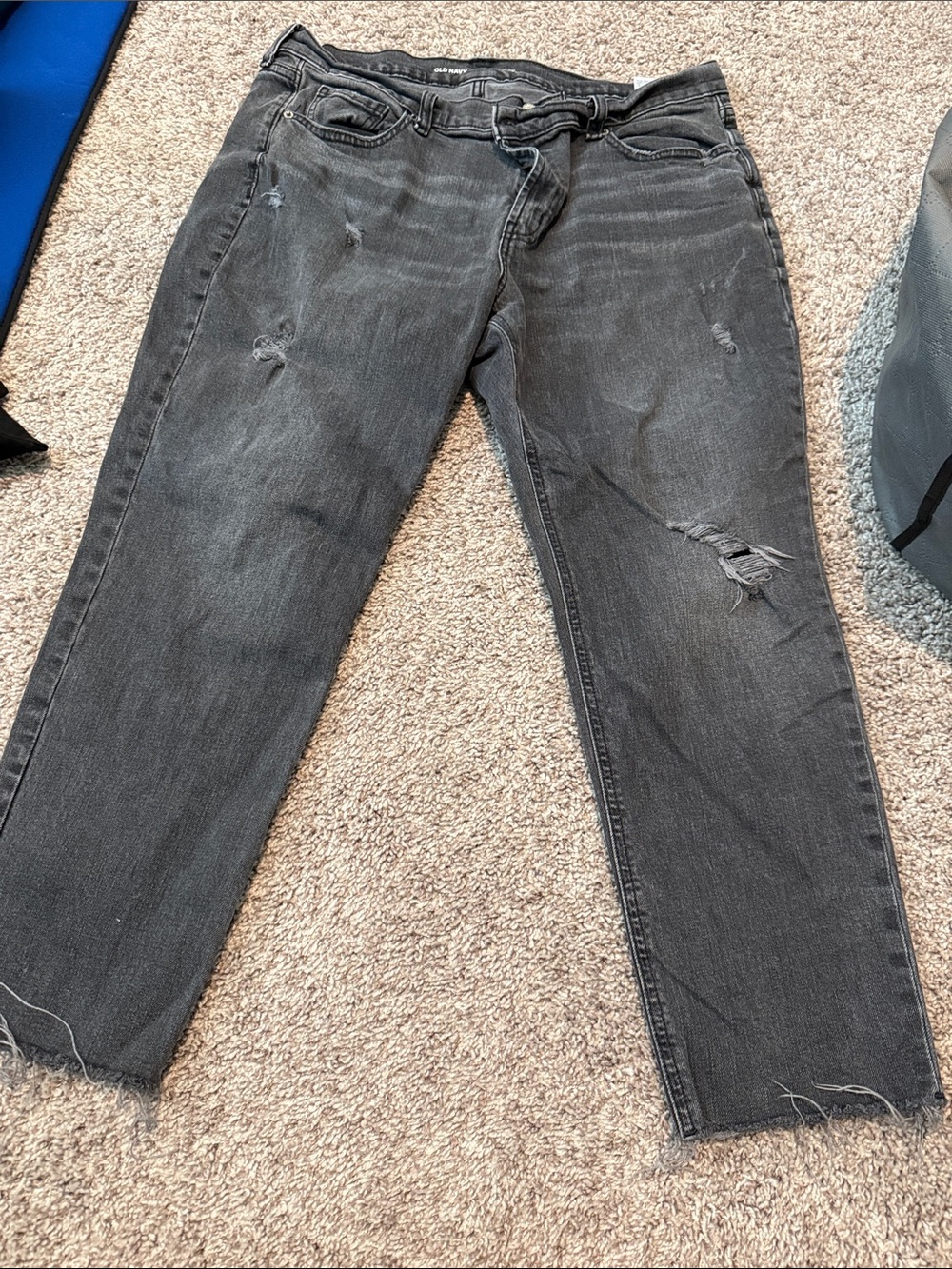 Old Navy Women's Boyfriend Jeans in Washed Black